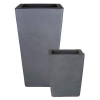 Кашпо Nieuwkoop "Anthracite Kubis"