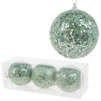 Набор елочных игрушек "Шар" (пена), D8см, 3шт.