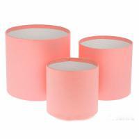 Набор коробок шляпных без крышки, D18,3xH17,2 см, D15xH15 см, D12,5xH12,3 см (3шт)