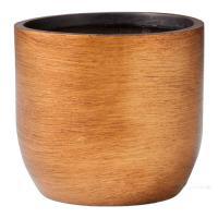 Кашпо Capi Nature Groove Egg Planter Gold, D24xН21см