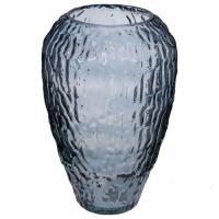Ваза с декоративной текстурой "Линда" (стекло), D18,5xH28 см