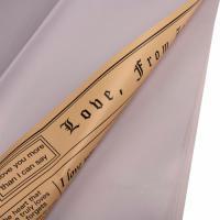 Набор матовой пленки "Газета-крафт", 58х58 см, 63 mic (20шт)