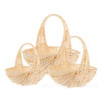 Набор корзин из ивы Овальные, 3 шт, XL 39 х 29 см