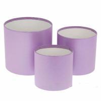 Набор коробок шляпных без крышки, D18,3xH17,2 см, D15xH15 см, D12,5xH12,3 см (3шт)