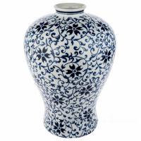 Ваза "Шинуазри Blue"(керамика), D20xH30 см