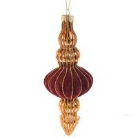 Елочная игрушка (стекло), D6,5хН15,5см