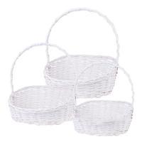 Набор корзин плетеных (ива), 40х30хН18/40см, 36х28хН16/35см, 30х23хН14,5/30см, (3шт)