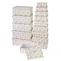 Набор коробок подарочных "Принт", 53x42xH23 см, 22,8x15xH9 см (15шт)