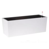 Кашпо PLANTA VITA "Balcony Matt white" с автополивом (пластик), 50х19хH19 см