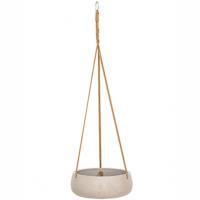 Кашпо подвесное Rough Eileen (hanging) S grey washed, D24xH9см
