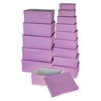 Набор коробок подарочных, 53x42xH23 см, 22,8x15xH9 см (15шт)