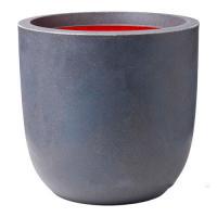 Кашпо Capi Urban Smooth NL Egg Planter Dark Grey, D43хН41см