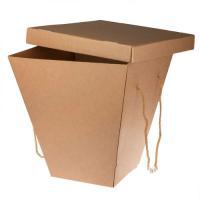 Набор коробок транпортировочных для цветов (крафт), 18x32xH34,5 см (10 шт)