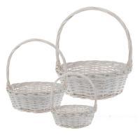 Набор корзин из ивы Подарочные, 4 шт, D 32,5/27/21/17 см