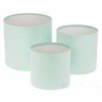 Набор коробок шляпных без крышки, D18,3xH17,2 см, D15xH15 см, D12,5xH12,3 см (3шт)