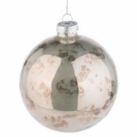 Елочна игрушка "Шар" (стекло), D10см