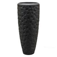 Кашпо Polystone Rockwell Partner Smoke (with liner), D37хH90см