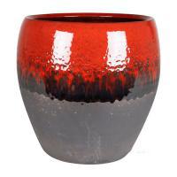 Кашпо Amora Couple Black Red, D32хH32см