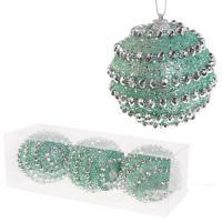 Набор елочных игрушек "Шар" (пена), D8см, 3шт.