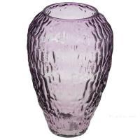 Ваза с декоративной текстурой "Линда" (стекло), D18,5xH28 см