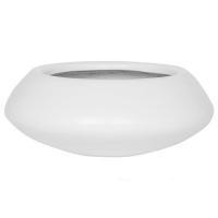 Кашпо Fiberstone Matt white tara