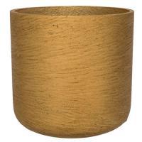 Кашпо Rough Charlie L Metallic Gold, D24xH24,5см