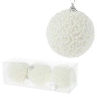 Набор елочных игрушек "Шар" (пена), D8см, 3шт.