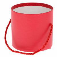 Коробка шляпная без крышки, D12,5xH12 см