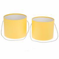 Набор коробок шляпных без крышки, D22xH18 см, D20xH17,5 см (2шт)