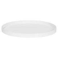 Поддон Fiberstone Saucer Round M Glossy White, D45xH3см