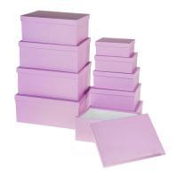 Набор коробок подарочных, 37,5x29xH16 см, 19x13xH7,5 см (10шт)