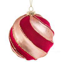 Елочная игрушка "Шар" (стекло), D10см