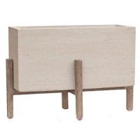 Кашпо Cement With Feet Jort S Beige Washed, 66,5х46,5хН46,5см