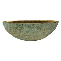 Кашпо Indoor Pottery Boat Ryan Shiny Blue (per 4 pcs.), 35х12хH12см