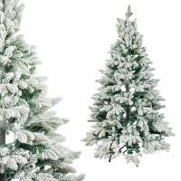 Ель искусственная заснеженная "Ленинградская", H270 см (ПЭ+ПВХ, подставка металл)