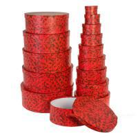 Набор коробок шляпных "Принт", D46,5xH17,1 см, D10xH6,5 см (15шт)