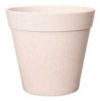 Кашпо Fibrics Bamboo Straight white, D35xH31см