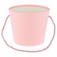 Коробка-кашпо "Классик" с ручкой, D15xH13 см