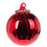Елочная игрушка "Шар" (стекло), D8см