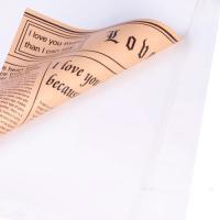 Набор матовой пленки "Газета-крафт", 58х58 см, 63 mic (20шт)