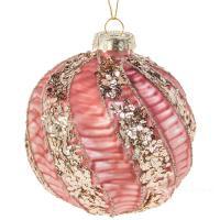 Елочная игрушка "Шар" (стекло), D10см