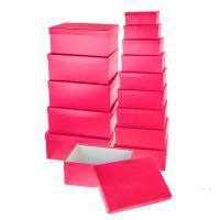 Набор коробок подарочных, 53x42xH23 см, 22,8x15xH9 см (15шт)