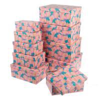 Набор коробок подарочных "Цветы", 16,5x36,4xH28,2 см, 7,7x17,7xH10,2 см (10шт)