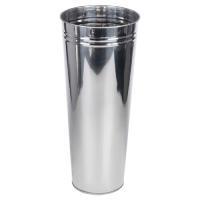 Вазон их нержавейки без ручек "Classic", 11 л, D 21.2 х H 49 см