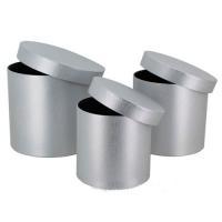 Набор коробок шляпных, D21xH19,5 см, D18,7xH17,5 см, D16,2xH15,5 см (3шт)