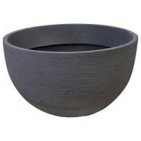 Кашпо файберстоун Nobilis Marco "Grey sand Round", D45хH26 см