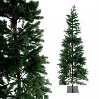 Ель искусственная литая "Тикко", H220 см (ПЭ, подставка металл)
