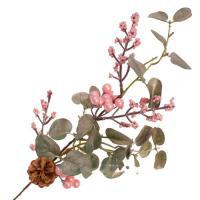 Ветка ягодная искусственная (пластик), 81см
