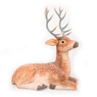 Фигура "Олень" (иск. мех), 77х50хН88 см