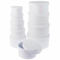 Набор коробок "Новогодняя", D28xH14 см, D13,4xH8 см (10шт)